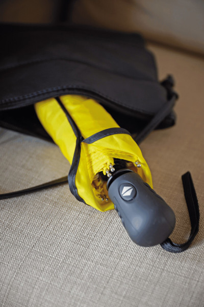 BORA - Stormvaste, automatisch te openen- en sluiten, uit 3 secties bestaande opvouwbare paraplu