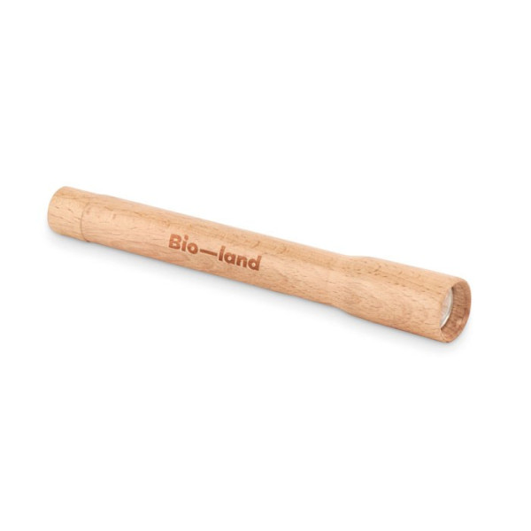 TELES - Houten zaklamp met COB-licht